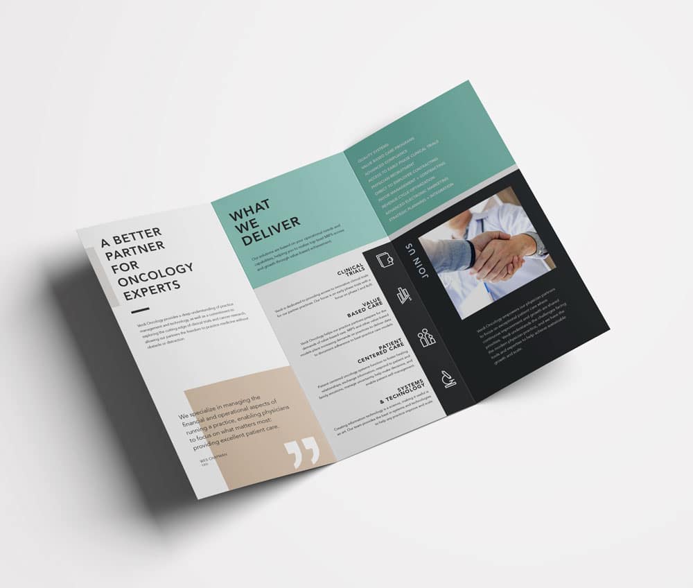 Custom Brochure Design for Verdi Oncology - Astute Communications