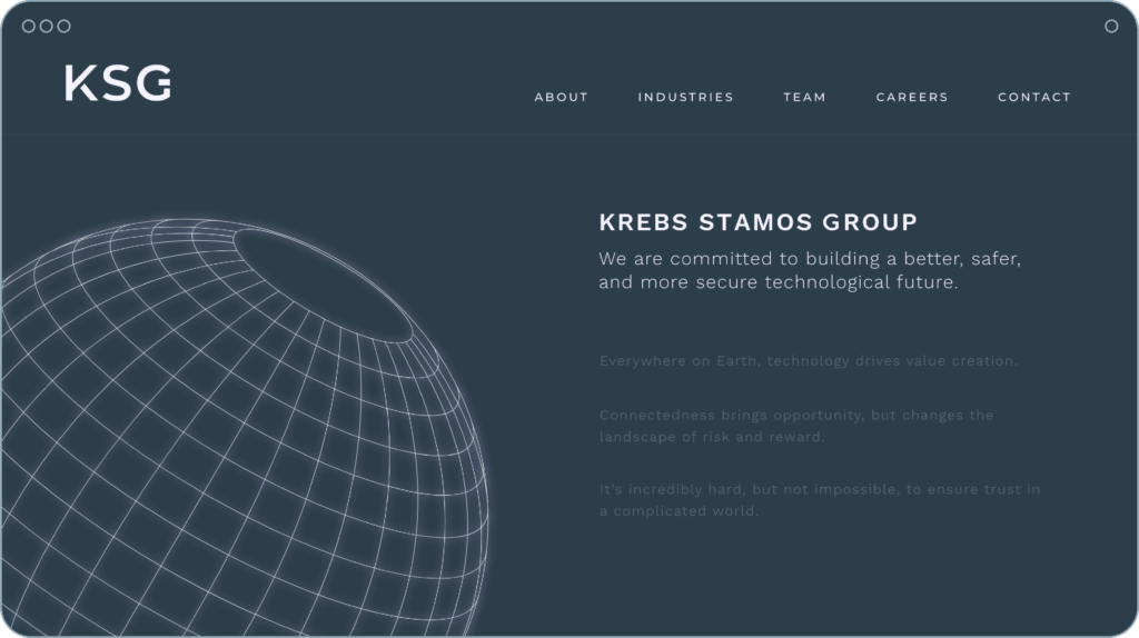 Krebs Stamos Group Web Design and Development by Astute Communications